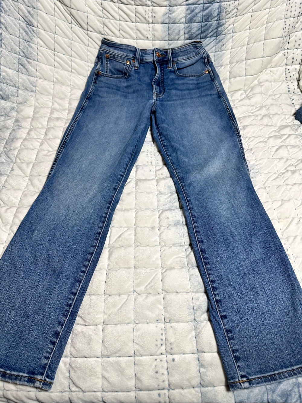 J. Crew Medium Blue Straight leg Jeans